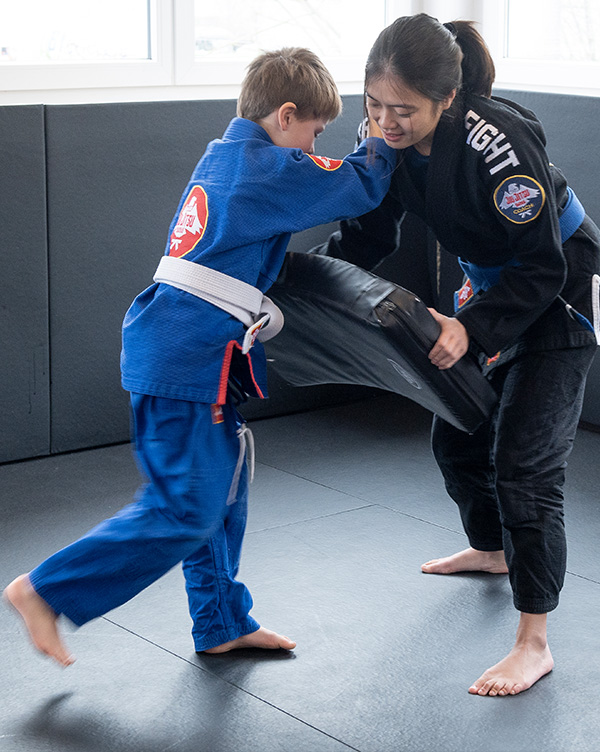 Kinder werden mit Kampfsport fit